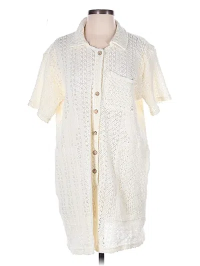 Pre-owned Fp Beach Casual Dress In Ivory
