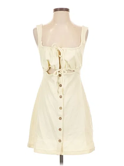 Pre-owned Fp Beach Casual Dress In Ivory