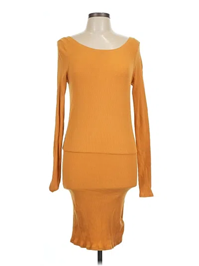 Pre-owned Fp Beach Casual Dress In Orange