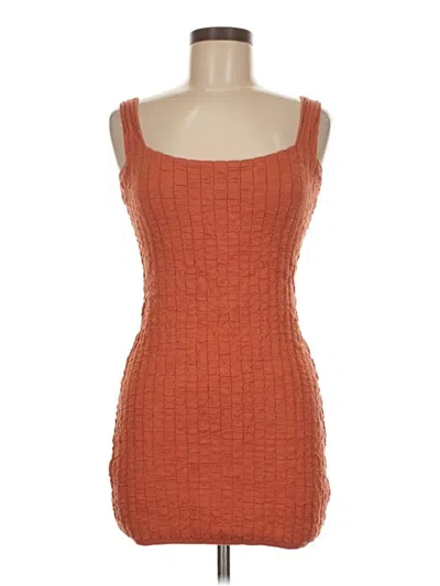 Pre-owned Fp Beach Casual Dress In Orange