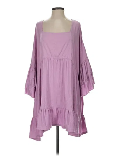Pre-owned Fp Beach Casual Dress In Purple