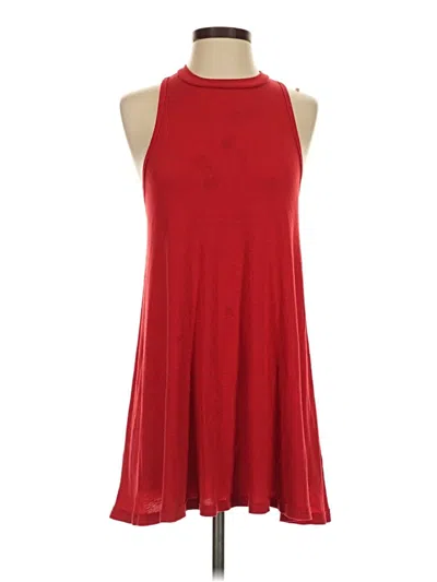 Pre-owned Fp Beach Casual Dress In Red