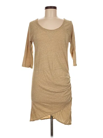Pre-owned Fp Beach Casual Dress In Tan