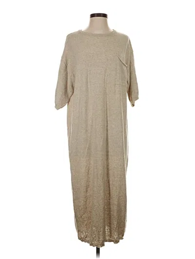 Pre-owned Fp Beach Casual Dress In Tan