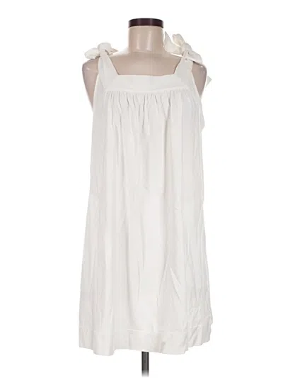 Pre-owned Fp Beach Casual Dress In White