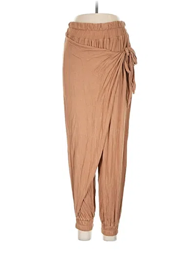 Pre-owned Fp Beach Casual Pants In Brown