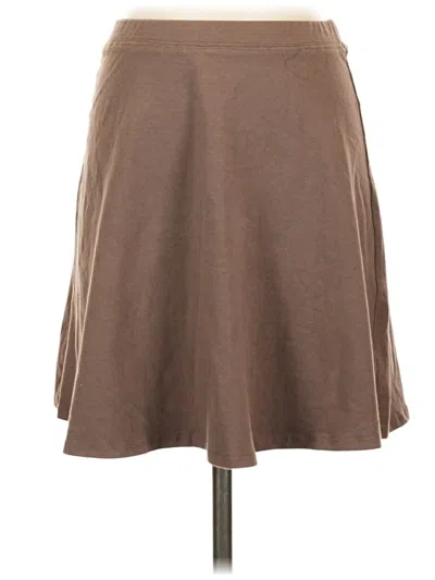Pre-owned Fp Beach Casual Skirt In Brown