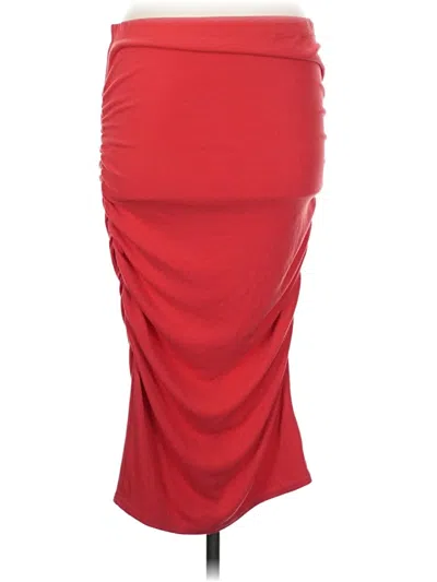 Pre-owned Fp Beach Casual Skirt In Red
