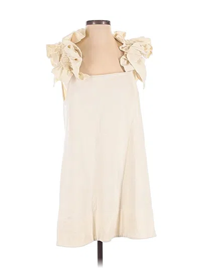 Pre-owned Fp Beach Cocktail Dress In Ivory