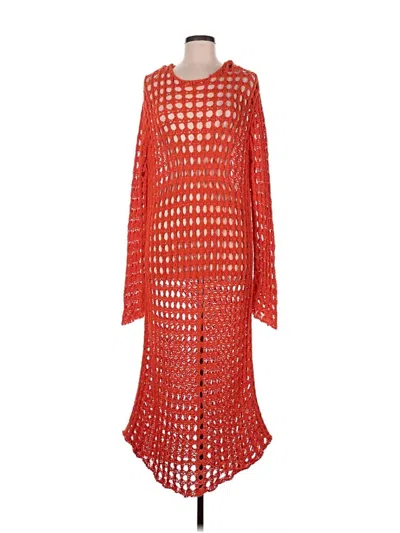Pre-owned Fp Beach Cocktail Dress In Orange