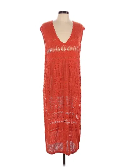 Pre-owned Fp Beach Cocktail Dress In Orange
