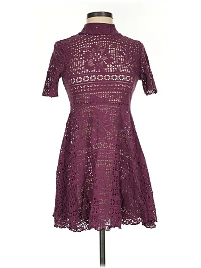 Pre-owned Fp Beach Cocktail Dress In Purple