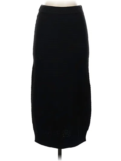 Pre-owned Fp Beach Formal Skirt In Black