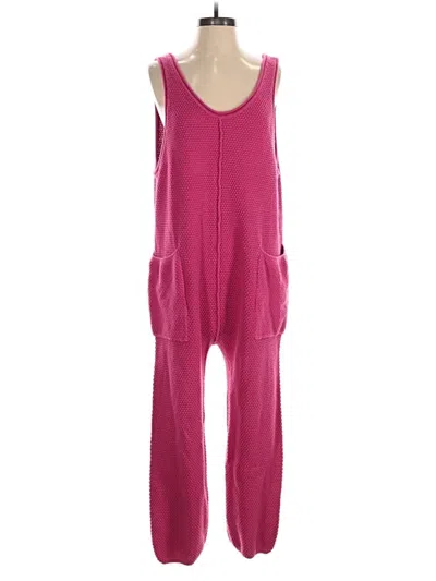 Pre-owned Fp Beach Jumpsuit In Pink