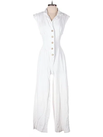 Pre-owned Fp Beach Jumpsuit In White
