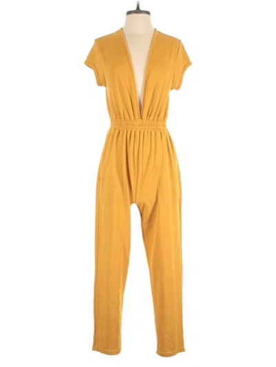 Pre-owned Fp Beach Jumpsuit In Yellow
