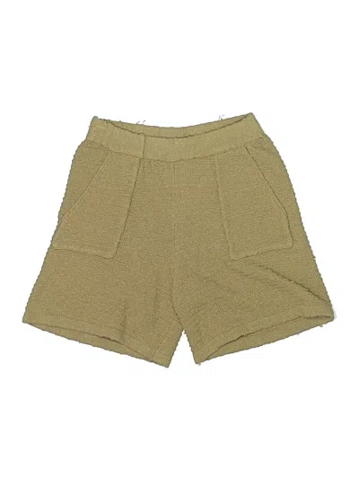 Pre-owned Fp Beach Khaki Shorts In Green