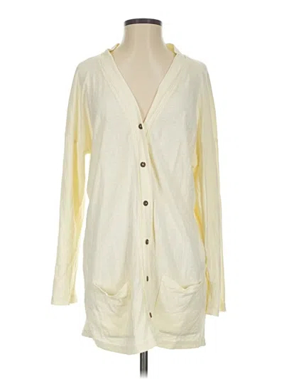 Pre-owned Fp Beach Kimono In Yellow