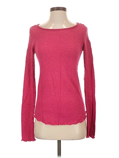 Pre-owned Fp Beach Long Sleeve T-shirt In Pink