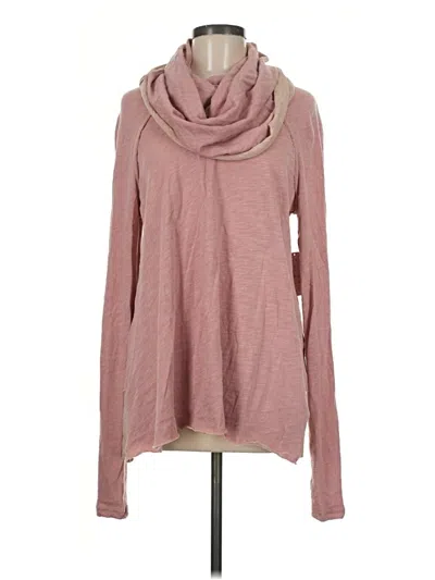 Pre-owned Fp Beach Long Sleeve Turtleneck In Pink