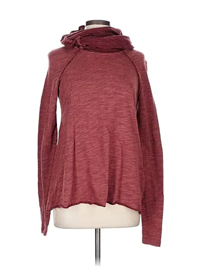 Pre-owned Fp Beach Long Sleeve Turtleneck In Red