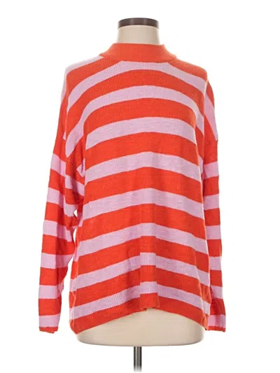 Pre-owned Fp Beach Long Sleeve Turtleneck In Red