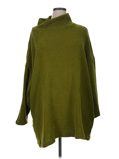 Pre-owned Fp Beach Poncho In Green