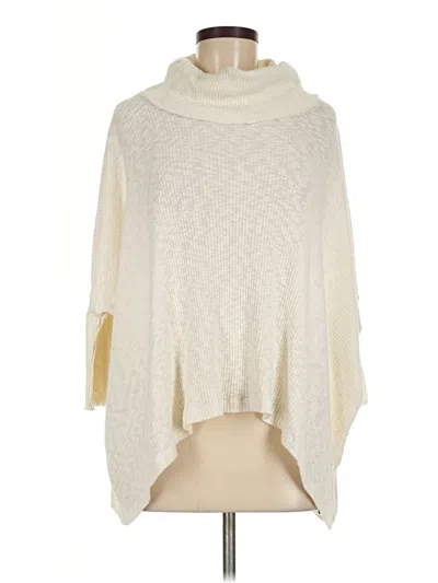 Pre-owned Fp Beach Poncho In Ivory