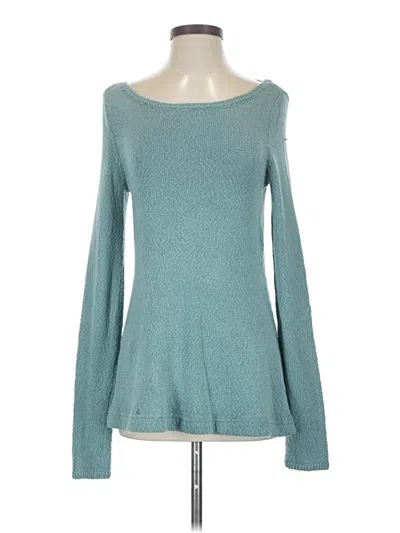 Pre-owned Fp Beach Pullover Sweater In Blue