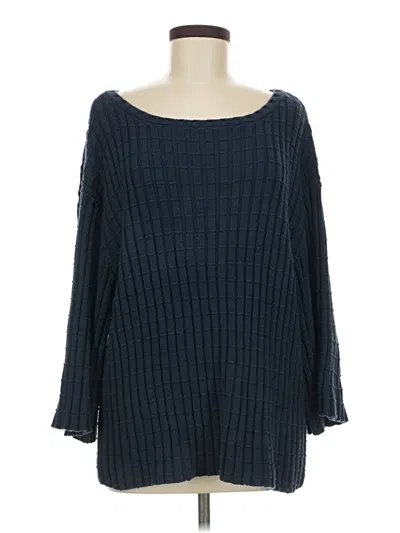 Pre-owned Fp Beach Pullover Sweater In Blue