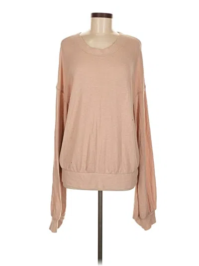 Pre-owned Fp Beach Pullover Sweater In Brown