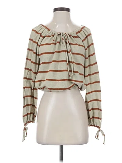 Pre-owned Fp Beach Pullover Sweater In Brown