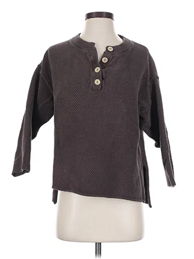 Pre-owned Fp Beach Pullover Sweater In Brown
