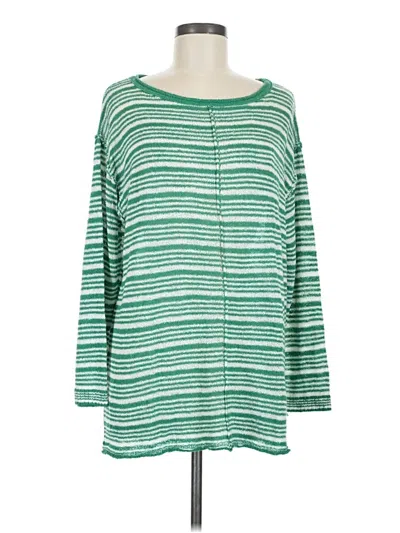 Pre-owned Fp Beach Pullover Sweater In Green