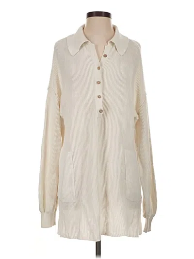 Pre-owned Fp Beach Pullover Sweater In Ivory