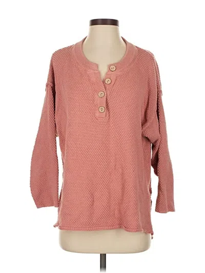 Pre-owned Fp Beach Pullover Sweater In Pink