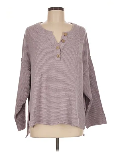 Pre-owned Fp Beach Pullover Sweater In Purple
