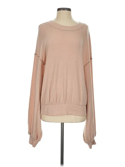 Pre-owned Fp Beach Pullover Sweater In Tan