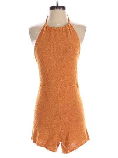 Pre-owned Fp Beach Romper In Orange