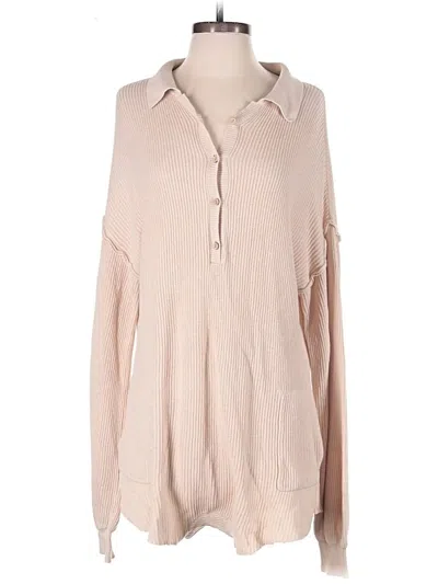 Pre-owned Fp Beach Romper In Tan