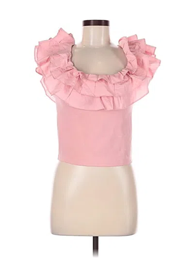 Pre-owned Fp Beach Sleeveless Blouse In Pink