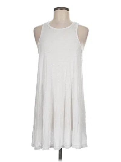 Pre-owned Fp Beach Sleeveless Top White Halter Neckline Tops
