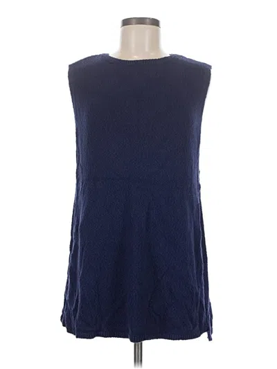 Pre-owned Fp Beach Sweater Vest In Blue