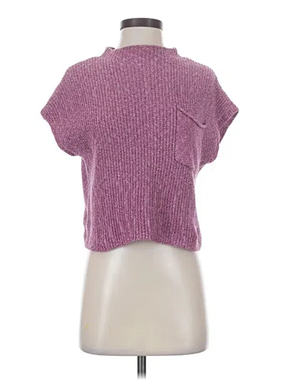 Pre-owned Fp Beach Sweater Vest In Purple