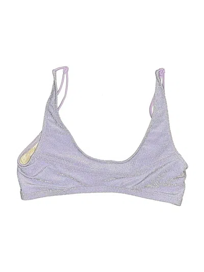 Pre-owned Fp Beach Swimsuit Top Purple Swimwear