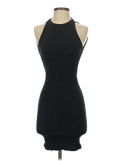 Pre-owned Fp Beach Tank Top Black Halter Neckline Tops