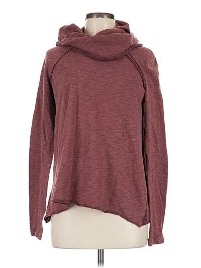 Pre-owned Fp Beach Turtleneck Sweater In Burgundy