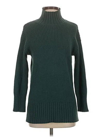 Pre-owned Fp Beach Turtleneck Sweater In Green