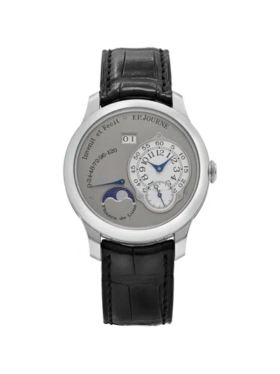 Pre-owned F.p. Journe 2016 Octa Automatique Lune 40mm Watch In Gray