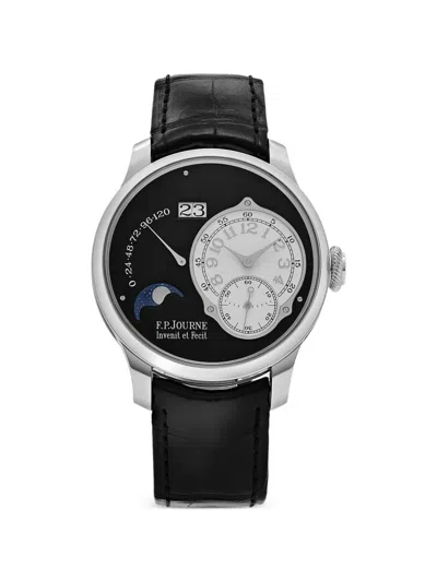 Pre-owned F.p. Journe 2024 Octa Automatique Lune 40mm Watch In Black